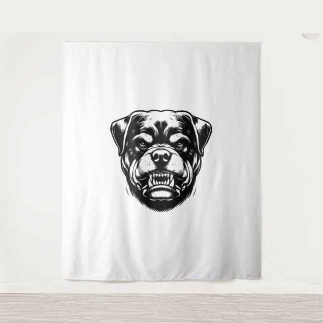Rottweiler Dog  Tapestry (Front)