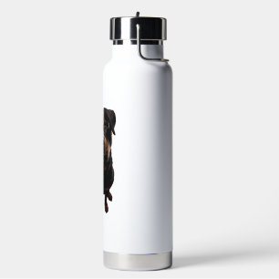 rottweiler dog water bottle