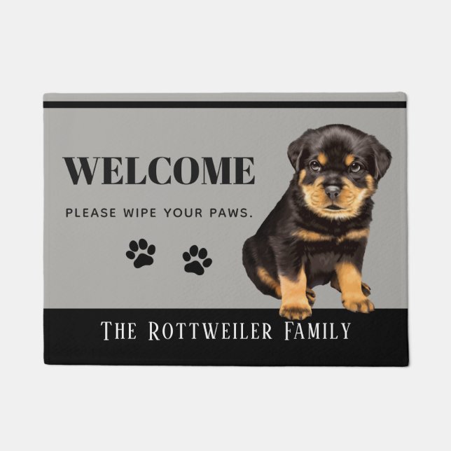 Rottweiler Doormat (Front)