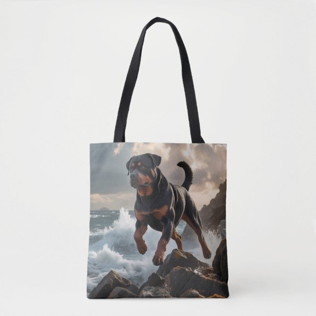 Rottweiler Elegant Tote Bag (Front)