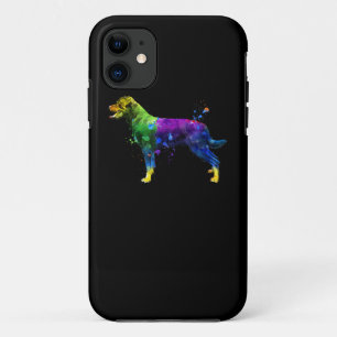 Rottweiler Face Watercolor Painting Rottweiler Case-Mate iPhone Case