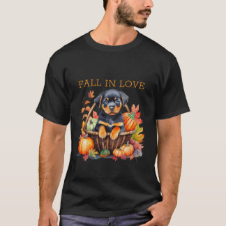 Rottweiler Fall In Love T-Shirt