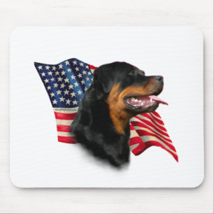 Rottweiler Flag Mouse Pad