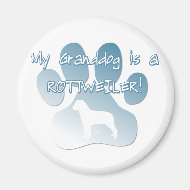 Rottweiler Granddog Magnet (Front)