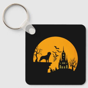 Rottweiler Halloween Key Ring