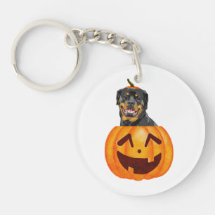 Rottweiler Halloween    Key Ring