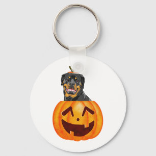 Rottweiler Halloween    Key Ring