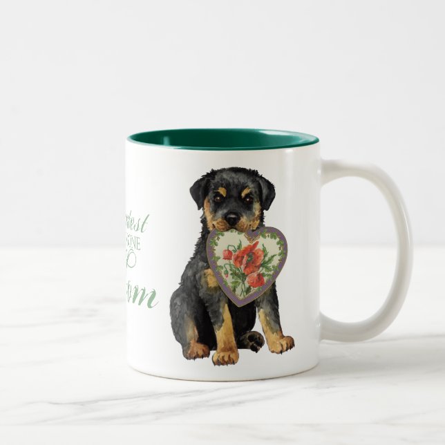 Rottweiler Heart Mum Two-Tone Coffee Mug (Right)