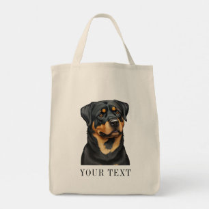 Rottweiler Illustration Doggy bag Love Fun Gift