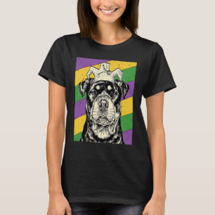 Rottweiler Jester Mardi Gras Dog Mum or Dad T-Shirt