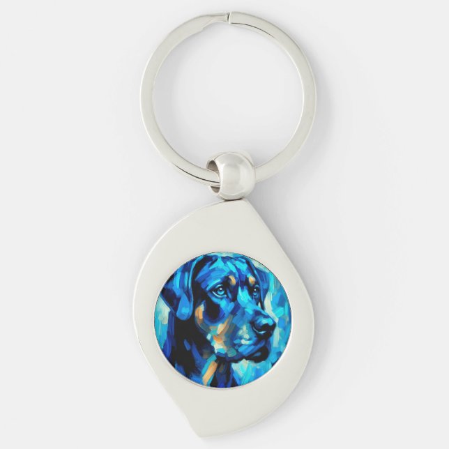 Rottweiler Key Ring (Front)