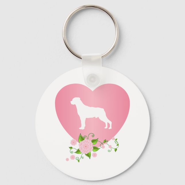 Rottweiler Key Ring (Front)