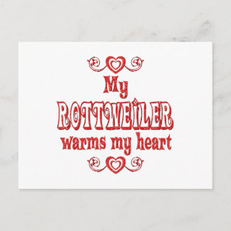 ROTTWEILER Love Postcard
