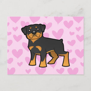 Rottweiler Love Postcard