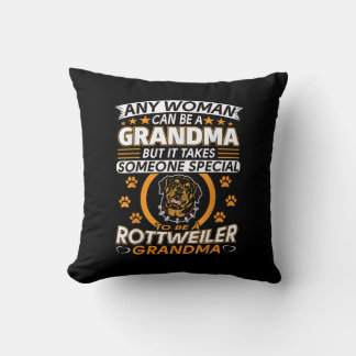 rottweiler lover grandma best gift idea rottweiler cushion