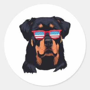 Rottweiler Lovers Gifts Classic Round Sticker