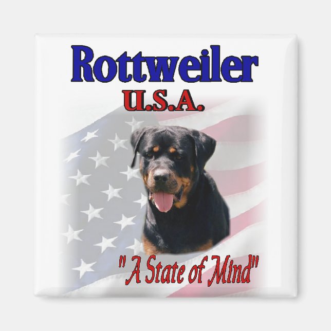 Rottweiler Lovers Gifts Magnet (Front)