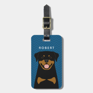 Rottweiler Luggage Tags