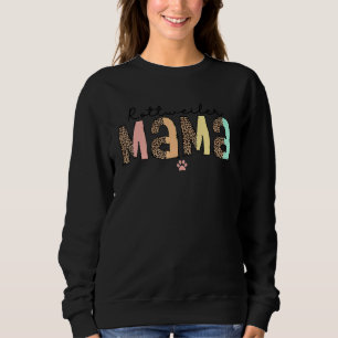 Rottweiler Mama For Women Leopard Rottie Mom Rott  Sweatshirt