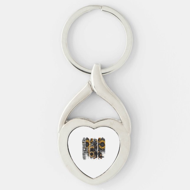 Rottweiler Mama Key Ring (Front)