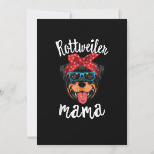 rottweiler mama puppy mum dog mama lover gift announcement