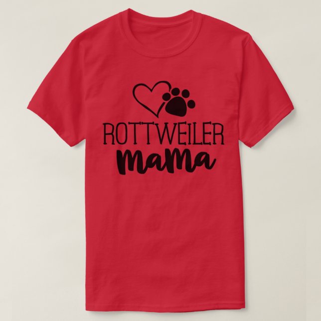 Rottweiler Mama Shirt Dog Owner Gifts For Women Ro (Design Front)