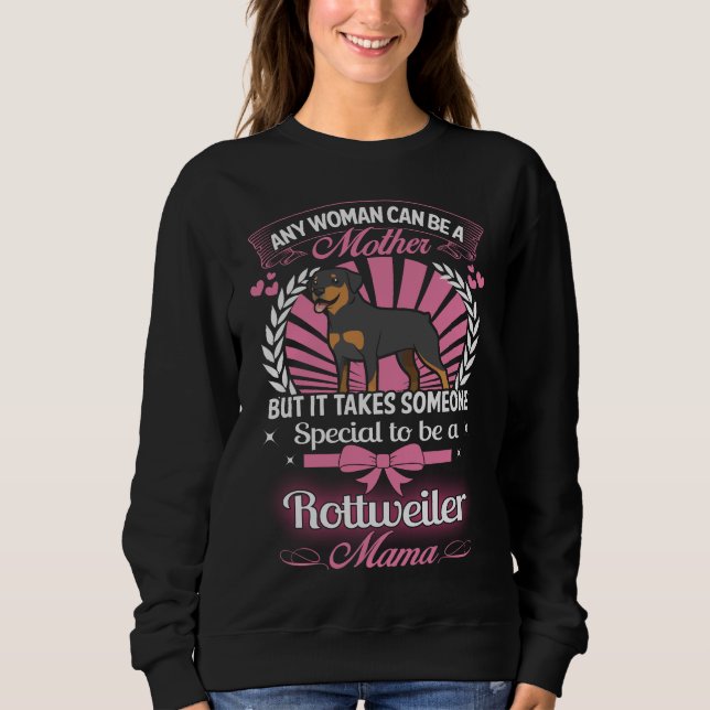 Rottweiler Mama Sweatshirt (Front)