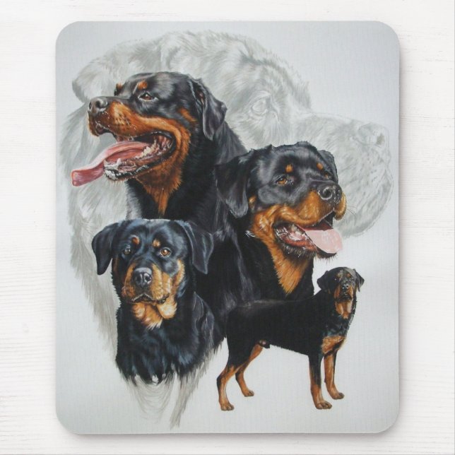 Rottweiler Mouse Pad (Front)
