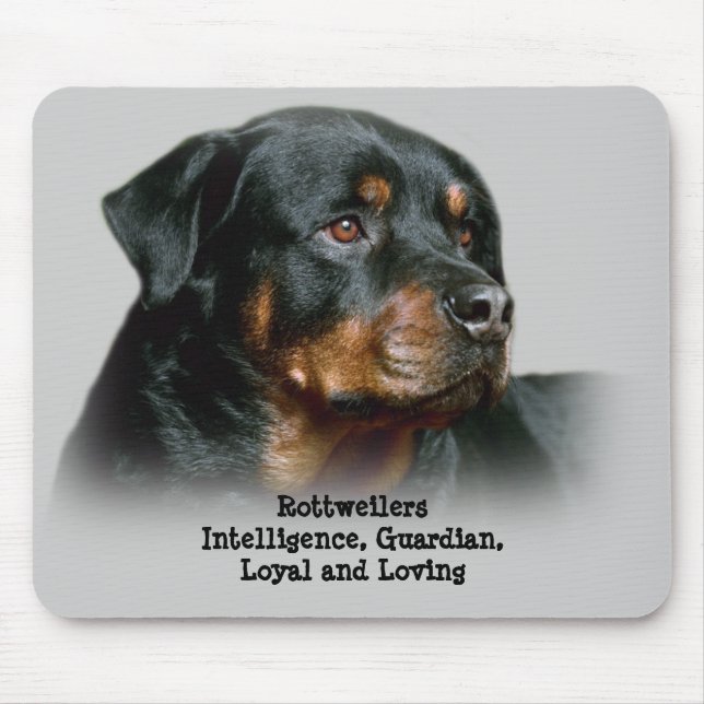 Rottweiler Mousepad (Front)