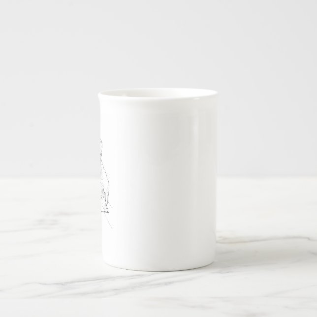 Rottweiler Mug – Minimalist Coffee Mug (Front)