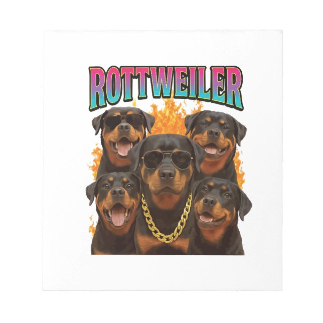 Rottweiler  notepad (Front)