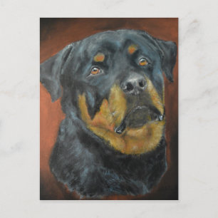 Rottweiler Painting Postcards