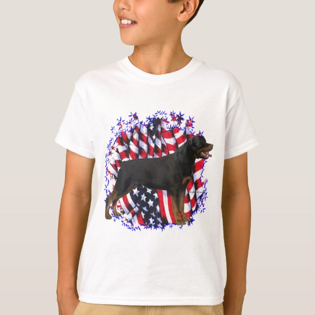 Rottweiler Patriot T-Shirt (Front)