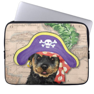 Rottweiler Pirate Laptop Sleeve