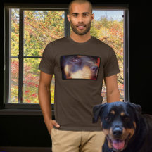 Rottweiler Portrait 1-slot template T-Shirt