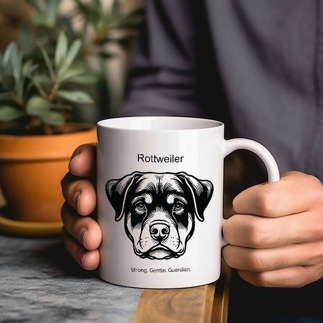 Rottweiler Portrait Mug (Creator Uploaded)