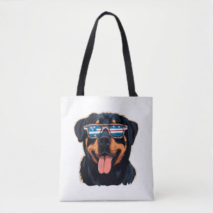 Rottweiler Puppy Tote Bag
