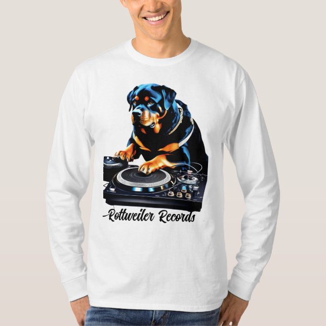 Rottweiler Records Long Sleeve Shirt (Front)