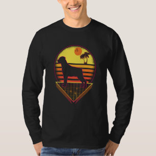 Rottweiler Retro Sunset Vintage  Dog T-Shirt