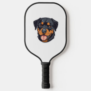 Rottweiler Romp From Puppies to Paw-some Partners  Pickleball Paddle