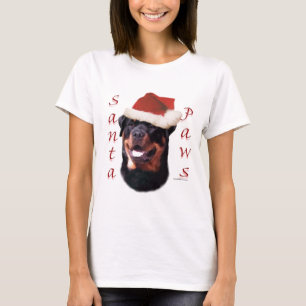Rottweiler Santa Paws T-Shirt