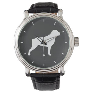 Rottweiler Silhouette Watch