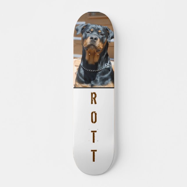 Rottweiler Skateboard (Front)