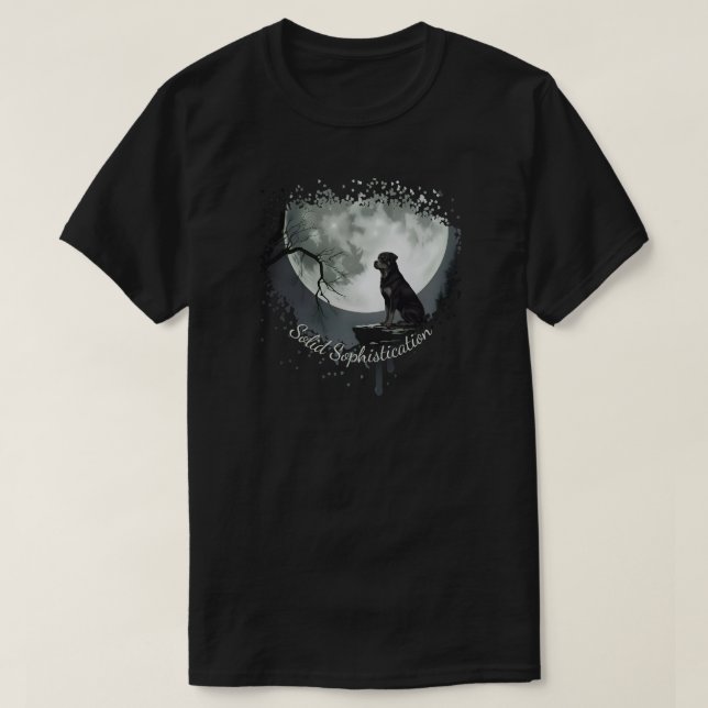 Rottweiler Sophistication T-Shirt (Design Front)