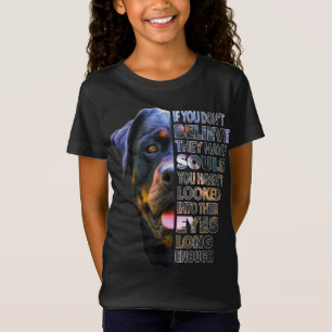 Rottweiler Soul I Love Rotties Dog Lover T-Shirt