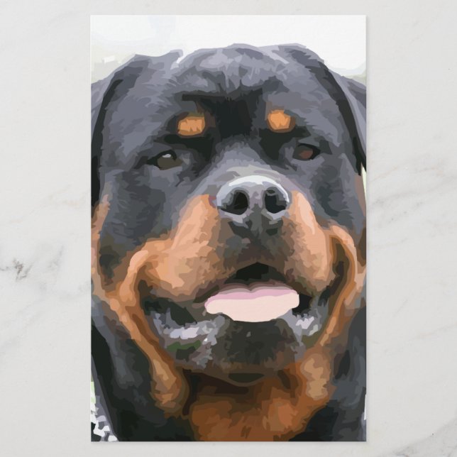 rottweiler stationery (Front)