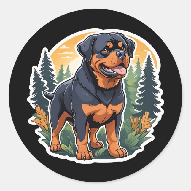 Rottweiler Sticker (Front)