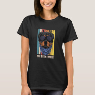 Rottweiler The Best Father T-Shirt