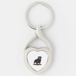 Rottweiler The Gent Key Ring