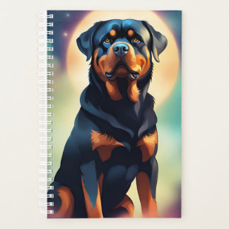 Rottweiler themed planner